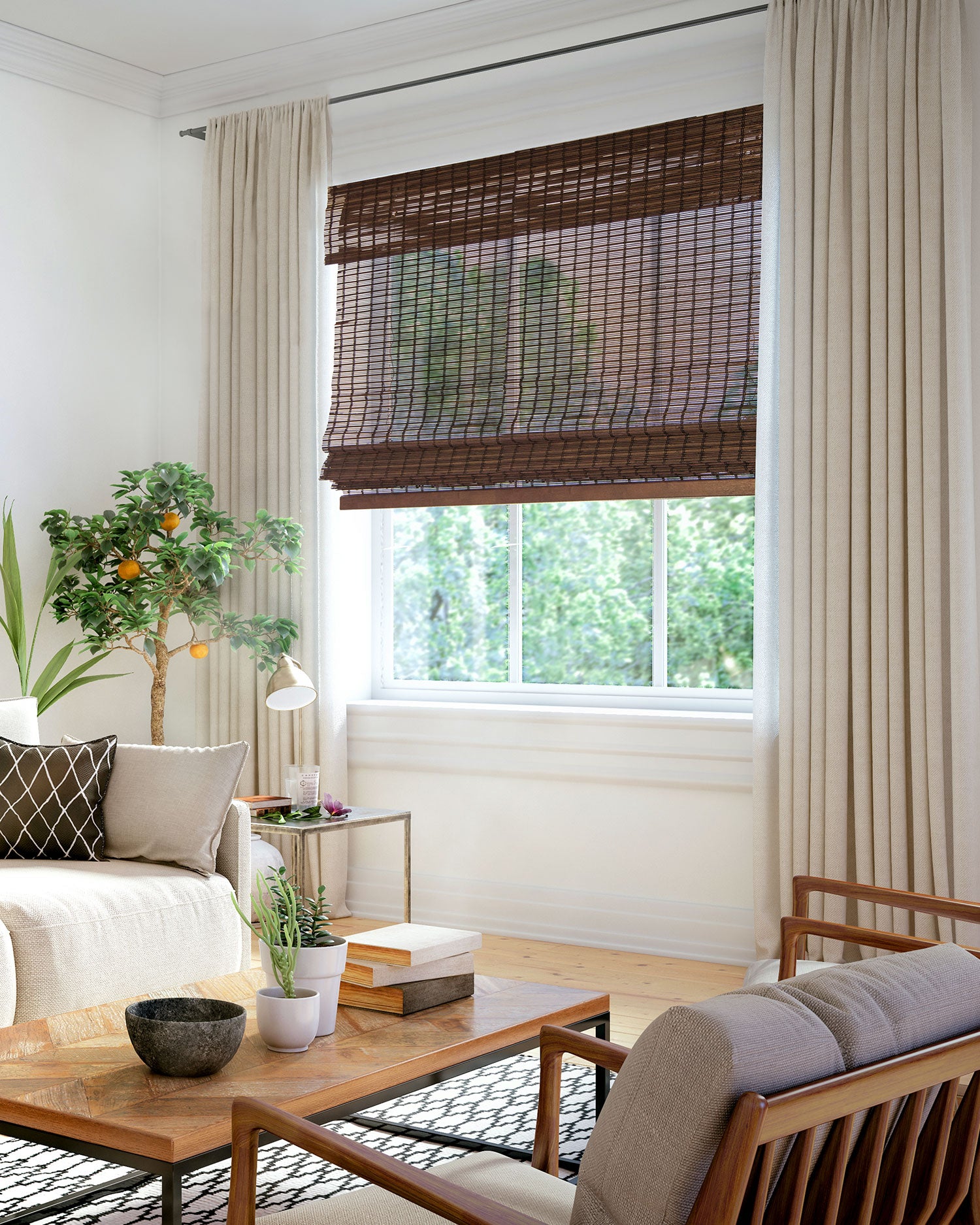 Best Sellers Collection | Natural Bamboo with Valance