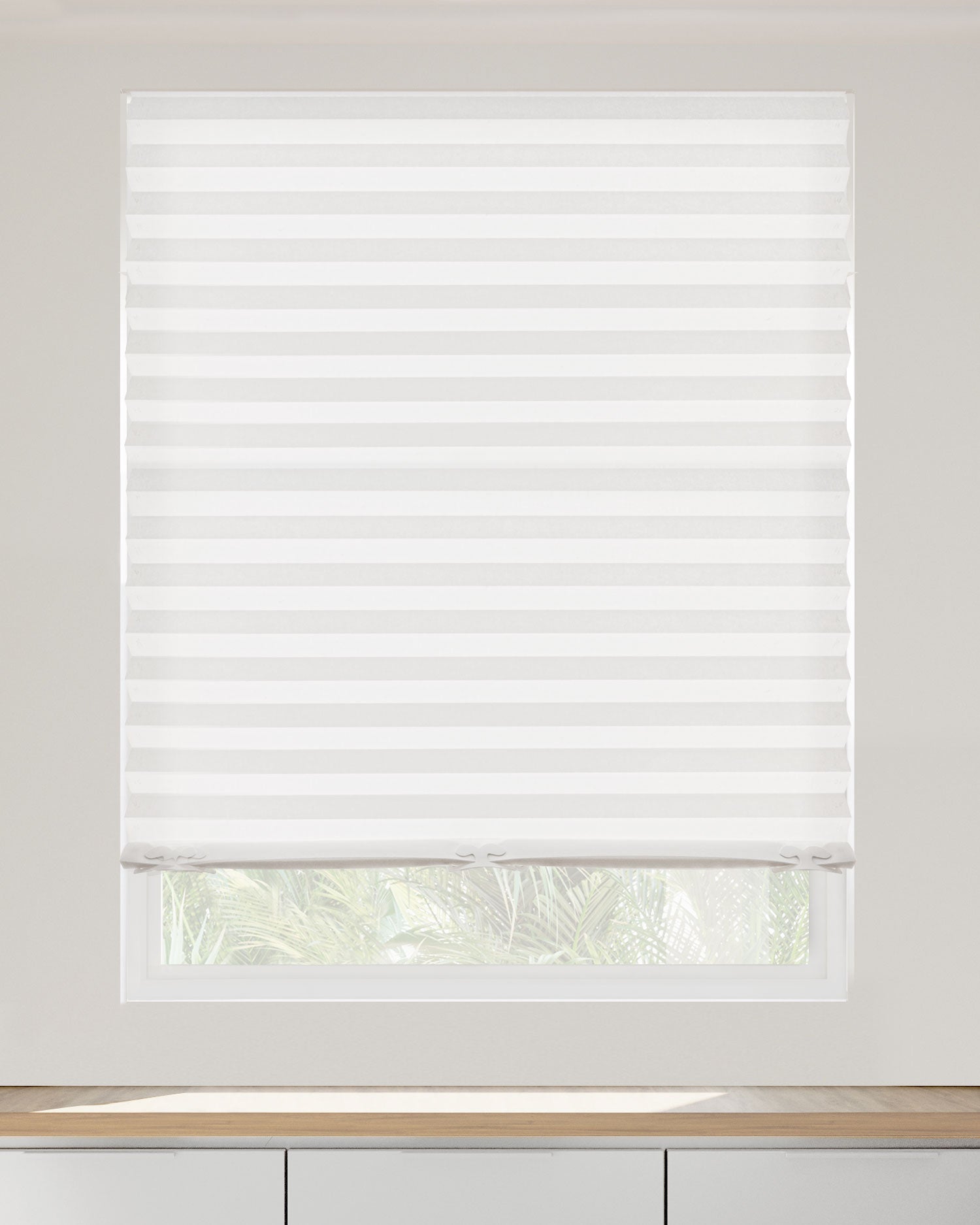 Pleated Shades | Light Filtering Privacy, Instant White 36